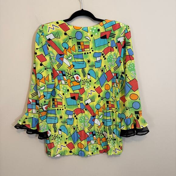 Vtg Wo Ming Green M/L - Picture 2 of 6